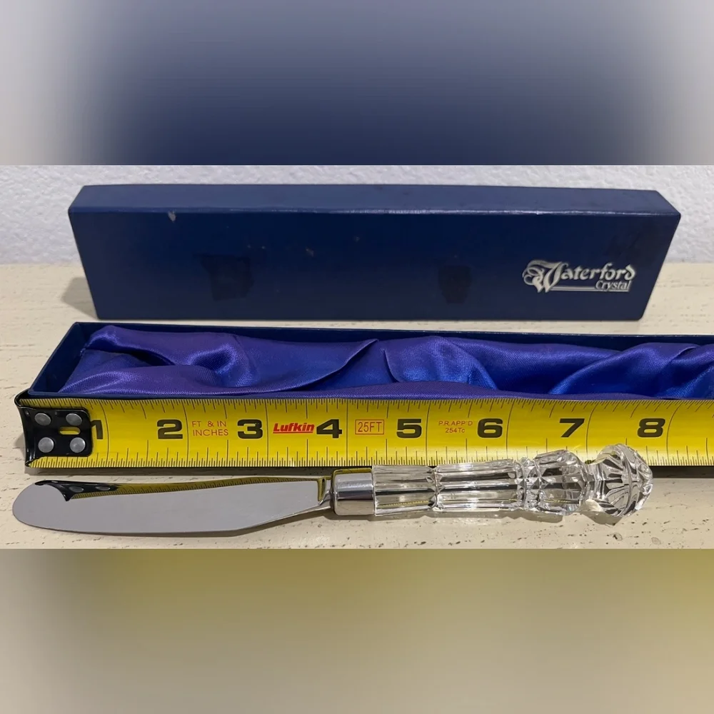 Waterford Crystal Lismore Butter‎ Knife Vintage New